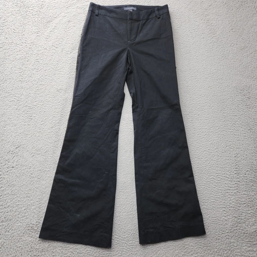 Banana Republic Pants Womens 2‎ Black Martin Fit Casual Pockets Bootcut Mid Rise